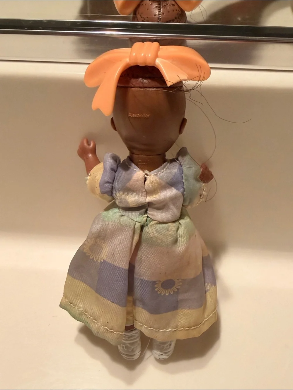 Madame Alexander McDonald's 2005 Doll - African American Pastel Striped Dress M